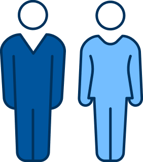 男女比イラスト