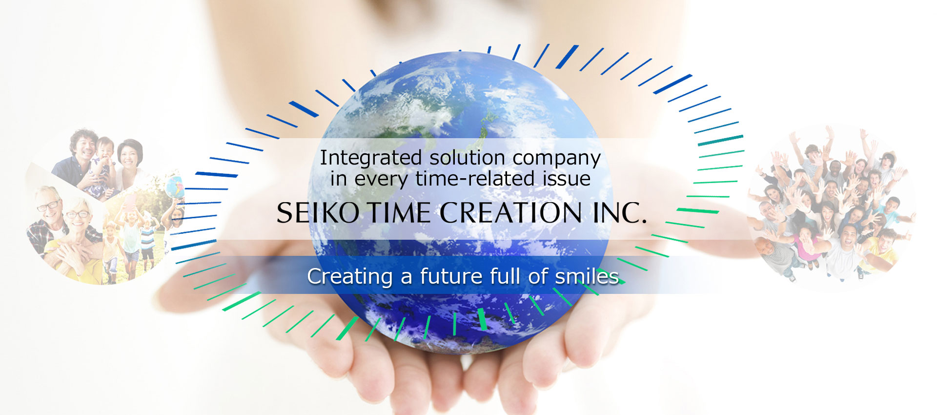 Integrated solution company in every time-related issue SEIKO TIME CREATION INC. Creating a future full of smiles